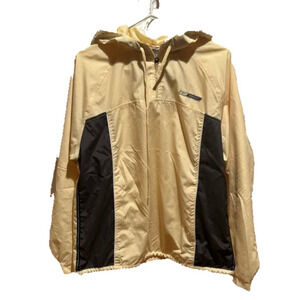 Vintage Reebok Light Yellow Sports Training Jacket Medium